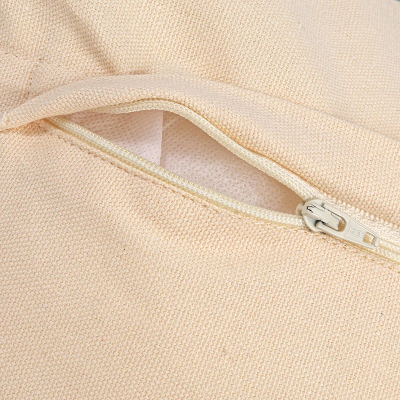 Hello Honey® 20" Blue Woven Cotton Blend Bouclé Pillow