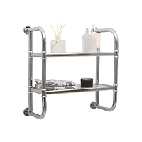 Organize It All 2-Tier Hanging Bath Shelf 