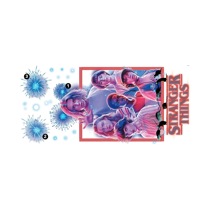 RoomMates Stranger Things Giant Wall Decals