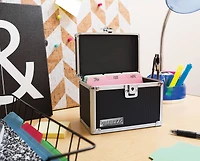 Vaultz Black 4" x 6" Storage Box