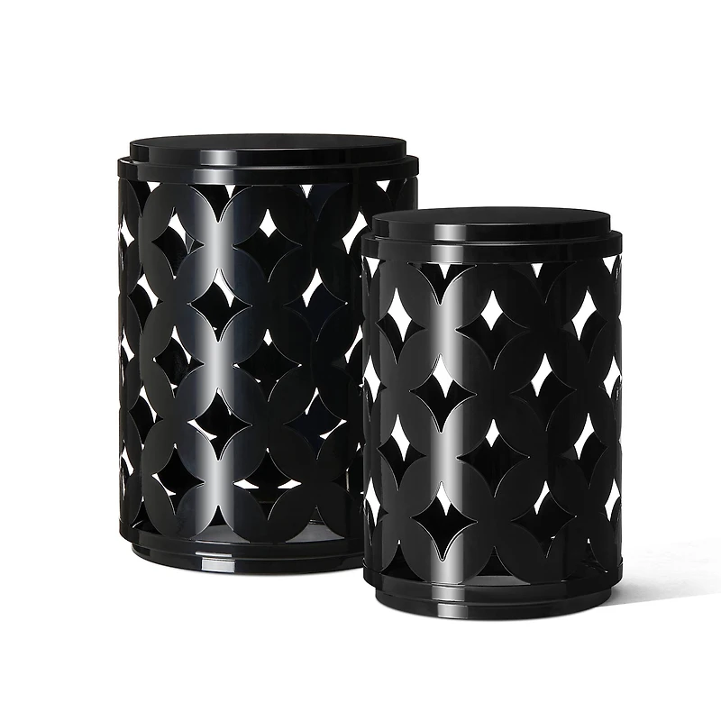 Glitzhome® Modern Heavy Duty Metal Frame Side Table Set