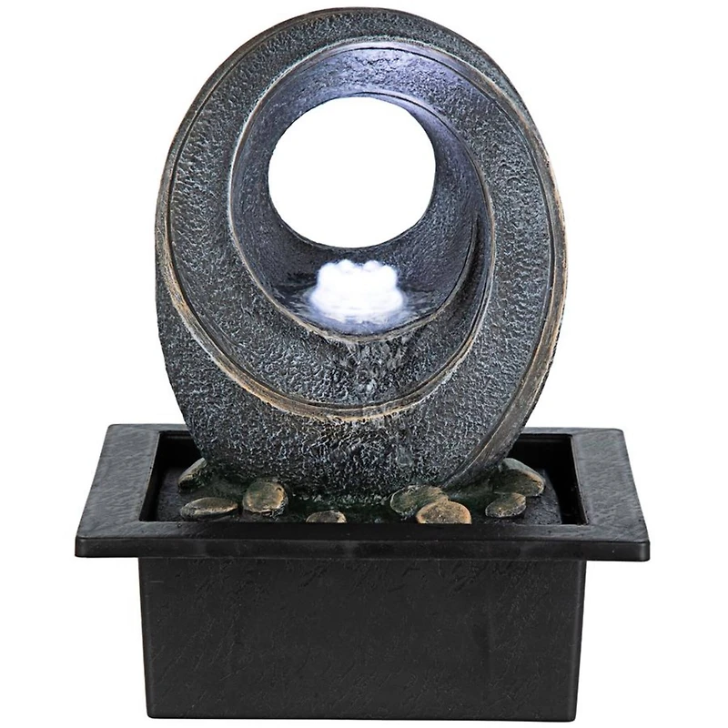 Design Toscano Infinite Nature Divine Universe Tabletop Fountain