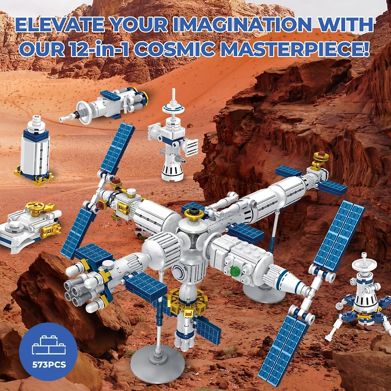 Contixo BK07 Aerospace Series Space Station Building Block Set