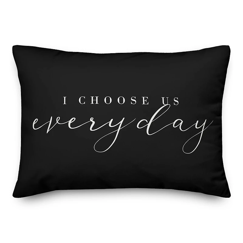 I Choose Us 20" x 14" Throw Pillow