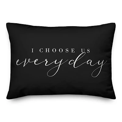 I Choose Us 20" x 14" Throw Pillow