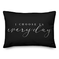 I Choose Us 20" x 14" Throw Pillow