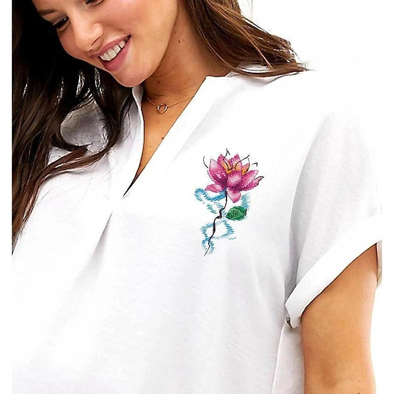 Oven Lotus Cross Stitch Kit