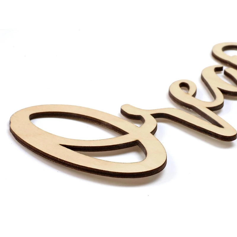 Leisure Arts® 9" Wood Oregon Word