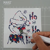 Mushroom Pattern Permanent Vinyl by Make Market®