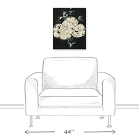 Moody Hydrangeas 16" x 20" Canvas Wall Art