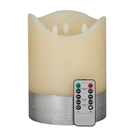 Cream Wax LED Flameless Candle