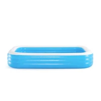 Bestway® H2OGO!® 10ft. Blue Rectangular Inflatable Family Pool