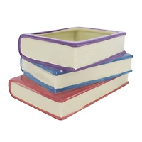 7.25" Ceramic Books Decorative Container by Ashland®