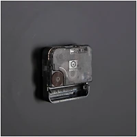 31" Modern Black & Gold Metal Wall Clock