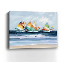 Summer Regatta Canvas Giclee