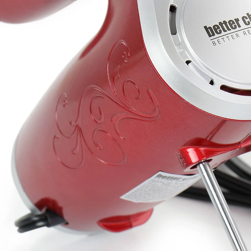 Better Chef Red 5-Speed Electric Hand Mixer
