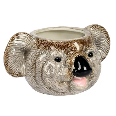 Hello Honey® 7.75" Round Ceramic Koala Head Planter