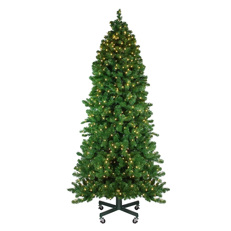 7.5ft. Pre-Lit Olympia Pine Artificial Christmas Tree, Warm White LED Lights