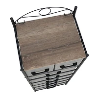 Household Essentials Victoria 54" 8-Drawer Narrow Dresser