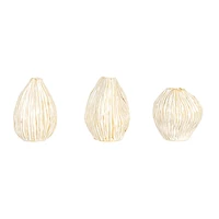 Hello Honey® Whispering White Pleated Vase Set
