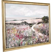 18" x 24" Framed Blush Floral Landscape Wall Art by Ashland®