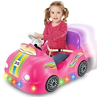 Kiddieland Pink Rainbow Powered Bumper Car
