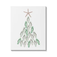 Stupell Industries Flip Flop Beachy Christmas Tree Canvas Wall Art