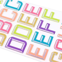 Bright Chipboard Alphabet Stickers by Recollections™
