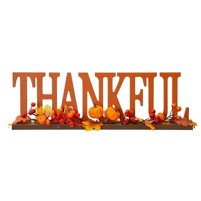 Glitzhome® 20" Thankful Table Décor