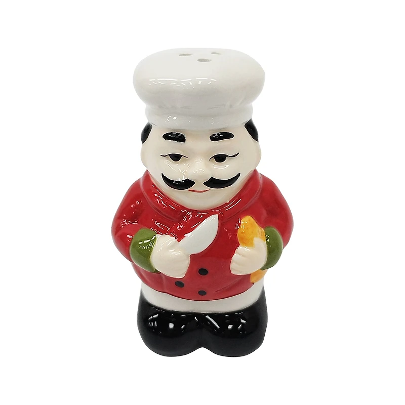 Chef Ceramic Salt & Pepper Shaker Set by Ashland®