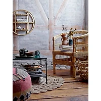 Hello Honey® Natural Boho Hand Woven Jute Rug, 48"