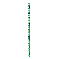 Green Quartz Faceted Coin Beads by Bead Landing
