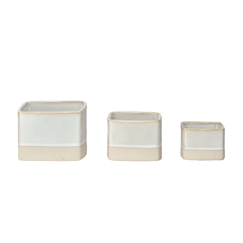 Hello Honey® Cream Ceramic Nesting Container Set