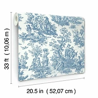 RoomMates Country Life Toile Peel & Stick Wallpaper