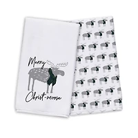 Merry Christ-moose Tea Towels - Set of 2