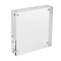 Expressions™ 4" x 4" Clear Acrylic Block Frame by Studio Décor®