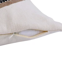 Hello Honey® Rustic Boho Sunrise Cotton & Linen Lumbar Pillow