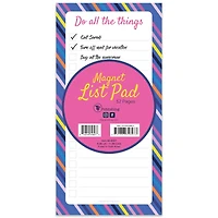 TF Publishing Bright Stripes Do All The Things Magnet List Pad