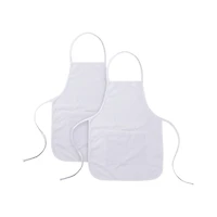 Craft Express White Child Sublimation Aprons, 2ct.