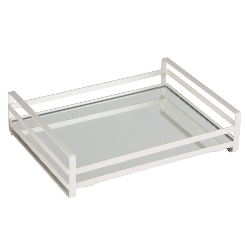 Home Details Flat Wired Rails Large Vanity Tray