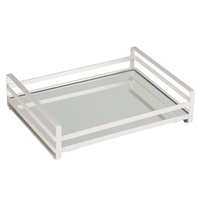 Home Details Flat Wired Rails Large Vanity Tray