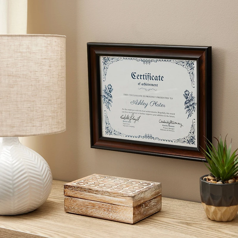 Home Brown & Black Thin Frame by Studio Décor