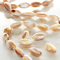 Natural Shell Rice Beads, 12mm by Bead Landing™