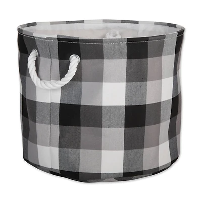 DII® 15" Tri Color Round Fabric Bin