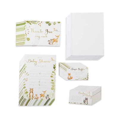 Kate Aspen® Woodland Baby Shower Invitation & Thank You Card Bundle