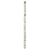 Matte Amazonite Round Beads by Bead Landing