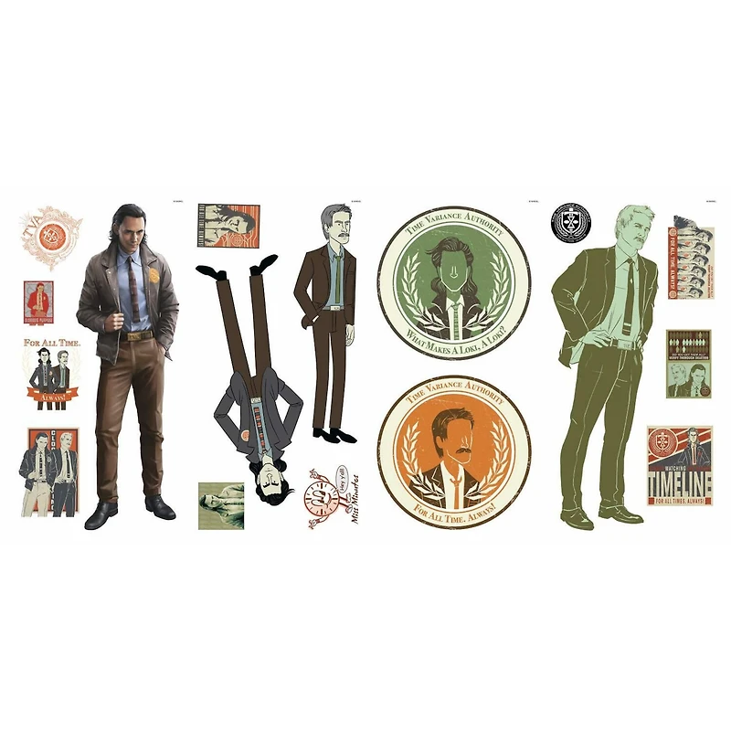 RoomMates Marvel Loki Peel & Stick Wall Decals