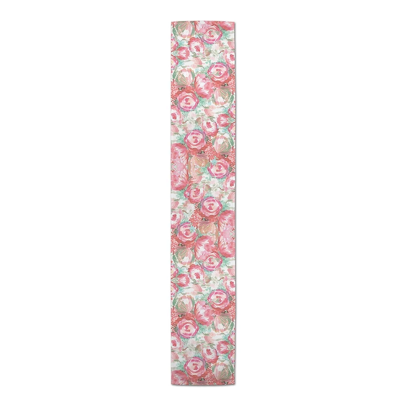Love Flowers Outdoor Table Runner