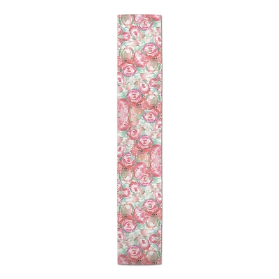 Love Flowers Outdoor Table Runner