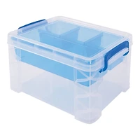 Super Stacker® Divided Storage Box with Insert